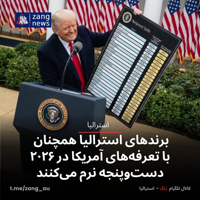 برندهای استرالیا همچنان با تعرفه‌های آمریکا در ۲۰۲۶ دست‌وپنجه نرم می‌کنند