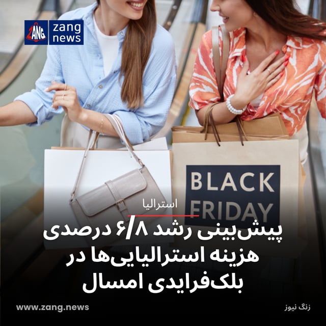 پیش‌بینی رشد ۶/۸ درصدی هزینه‌ استرالیایی‌ها در بلک‌فرایدی امسال