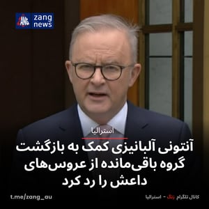 آنتونی آلبانیزی کمک به بازگشت گروه باقی‌مانده از عروس‌های داعش را رد کرد