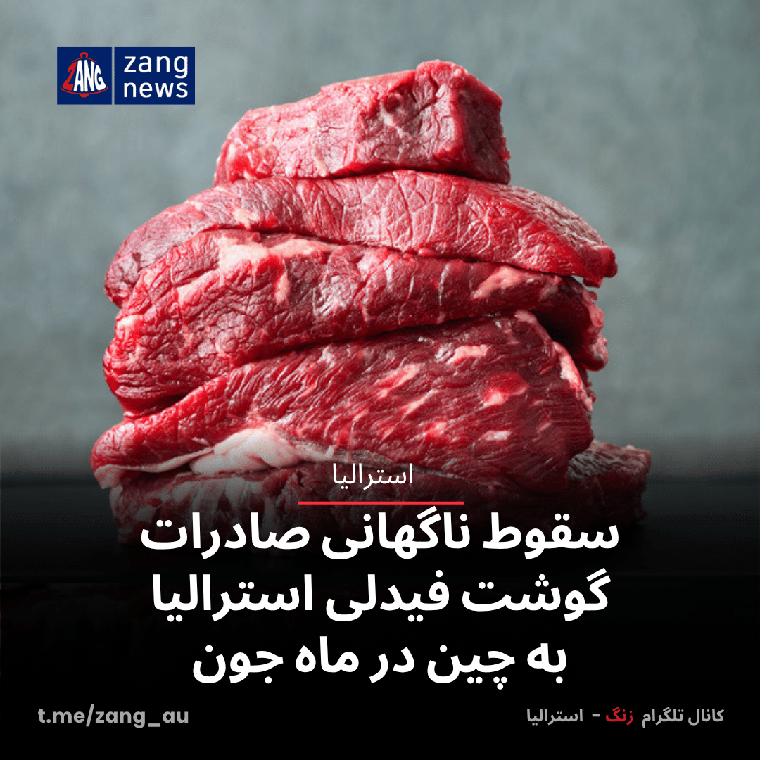 سقوط ناگهانی صادرات گوشت فیدلی استرالیا به چین در ماه جون