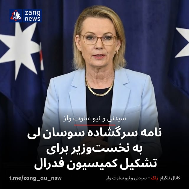 نامه سرگشاده سوسان لی به نخست‌وزیر برای تشکیل کمیسیون فدرال