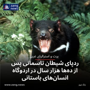 ردپای شیطان‌ تاسمانی پس از ده‌ها هزار سال در اردوگاه انسان‌های باستانی