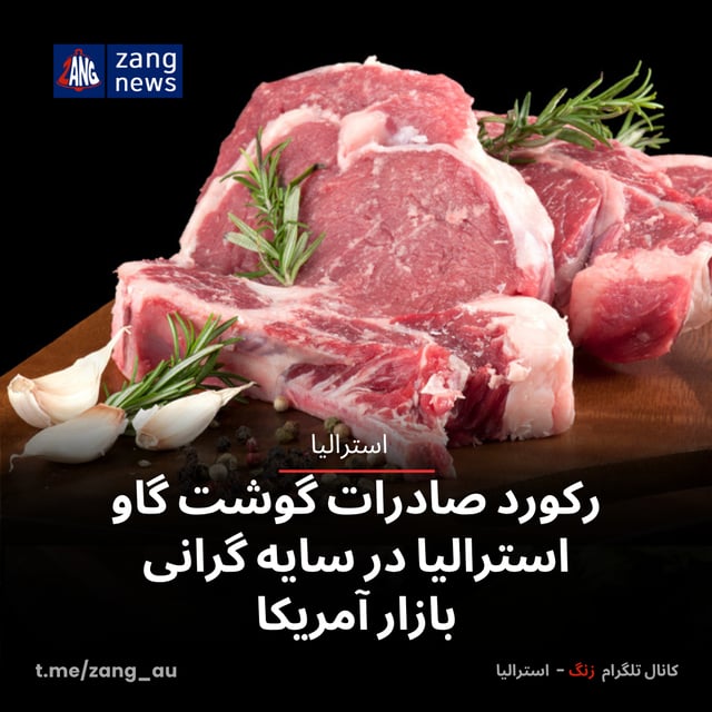 رکورد صادرات گوشت گاو استرالیا در سایه گرانی بازار آمریکا