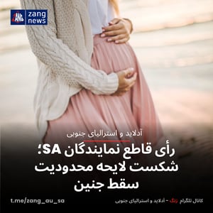رأی قاطع نمایندگان SA؛ شکست لایحه محدودیت سقط جنین